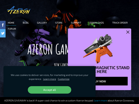 'azeron.eu' screenshot