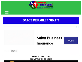 'datosdeparleygratis.net' screenshot