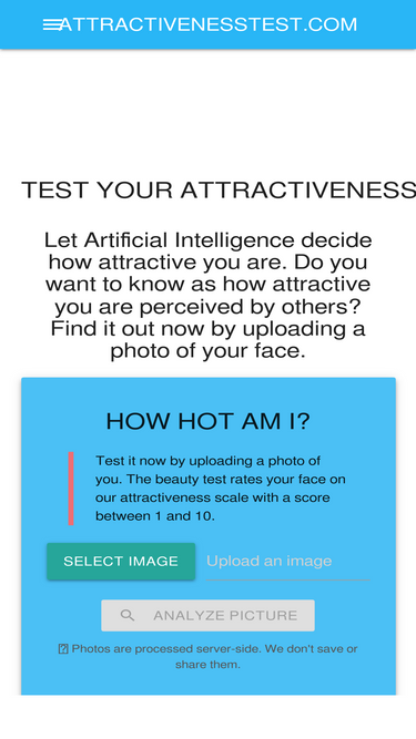 attractivenesstest.com