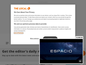 'thelocal.fr' screenshot