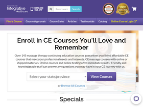 'integrativehealthcare.org' screenshot