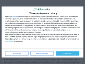 'klimaatinfo.nl' screenshot