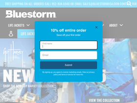 bluestormusa.com homepage screenshot