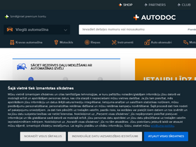 'autodoc.lv' screenshot