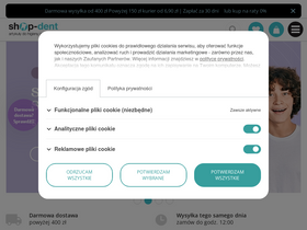 'shop-dent.pl' screenshot