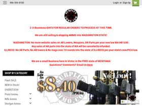 'surplusammo.com' screenshot