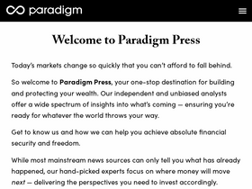 'paradigmpressgroup.com' screenshot