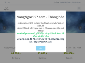 'vangngoc957.com' screenshot
