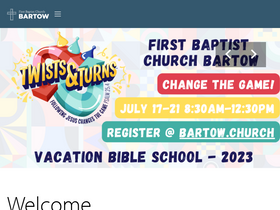 'fbcbartow.org' screenshot