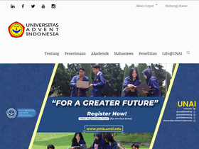 'unai.edu' screenshot