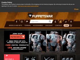 'puppetswar.eu' screenshot