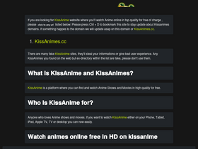 kissanimefree.cc Competitors - Top Sites Like kissanimefree.cc