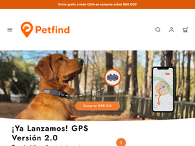 petfind.cl homepage screenshot