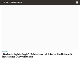 'dietagespresse.com' screenshot