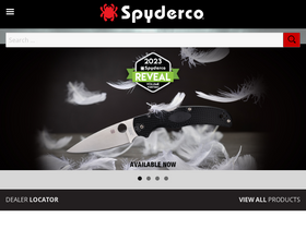 'spyderco.com' screenshot