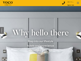 'vocohotels.com' screenshot