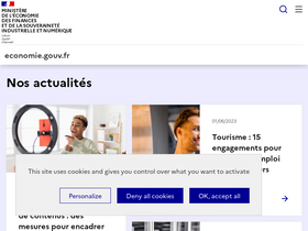 'economie.gouv.fr' screenshot