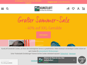 'kunstloft.de' screenshot