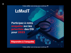 'lemagit.fr' screenshot