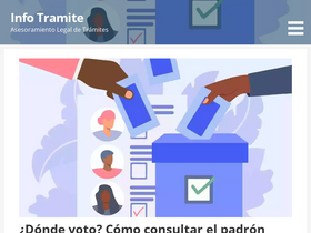 'infotramite.com' screenshot