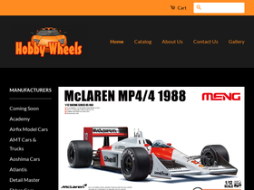 hobbywheels.com homepage screenshot