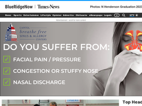 'blueridgenow.com' screenshot