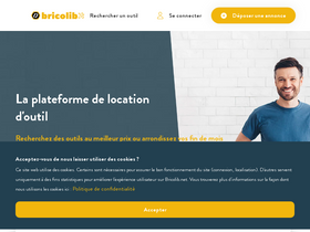 'bricolib.net' screenshot