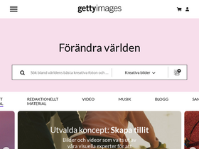 'gettyimages.se' screenshot