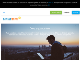 'cloud-hotel.it' screenshot