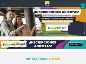 'colmayor.edu.co' screenshot