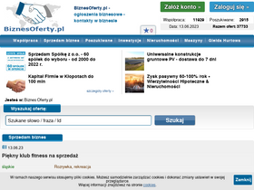 'biznesoferty.pl' screenshot