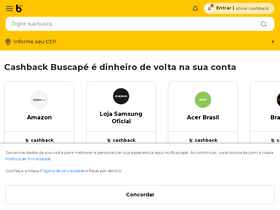 'buscape.com.br' screenshot