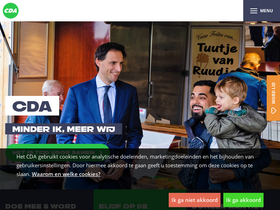'cda.nl' screenshot
