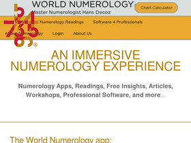 'worldnumerology.com' screenshot