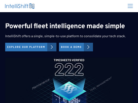 'intellishift.com' screenshot
