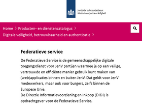 'federatieveservice.nl' screenshot