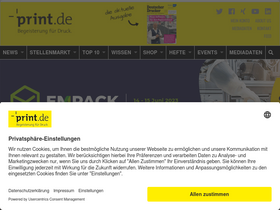 'print.de' screenshot