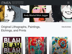 'masterworksfineart.com' screenshot