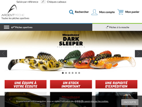 'ardent-peche.com' screenshot