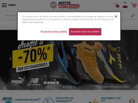 'mistermateriaux.com' screenshot