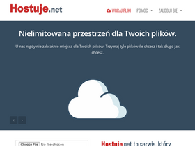 'hostuje.net' screenshot