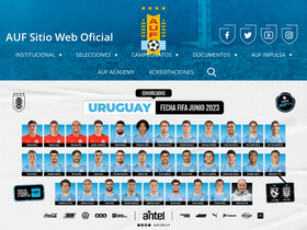 'auf.org.uy' screenshot