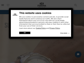 'festina.com' screenshot