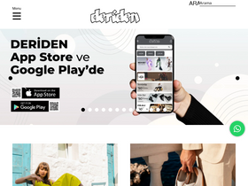 'deriden.com.tr' screenshot