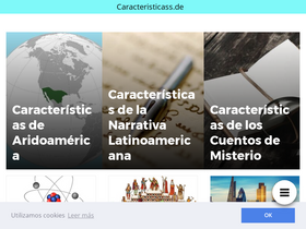 'caracteristicass.de' screenshot