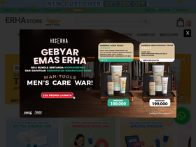 'erhastore.co.id' screenshot