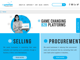 'mjunction.in' screenshot