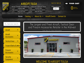 airsofttulsa.com homepage screenshot