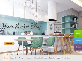 'yourrecipeblog.com' screenshot
