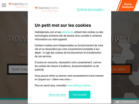 'habitatpresto.com' screenshot